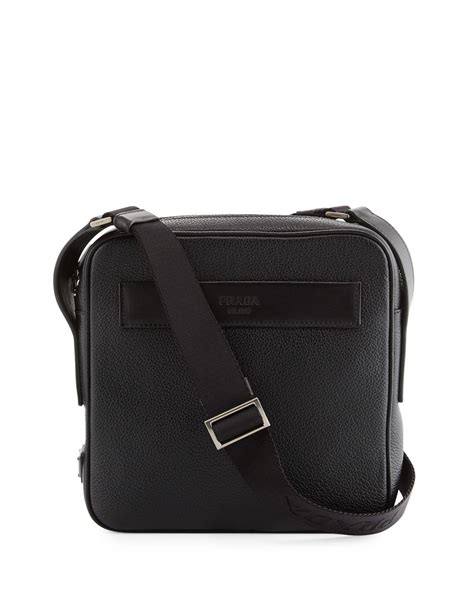 prada leather messenger bag streetstyle|prada crossbody bag.